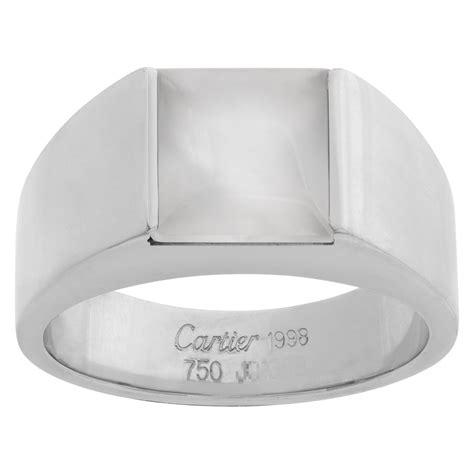 cartier tank ring moonstone